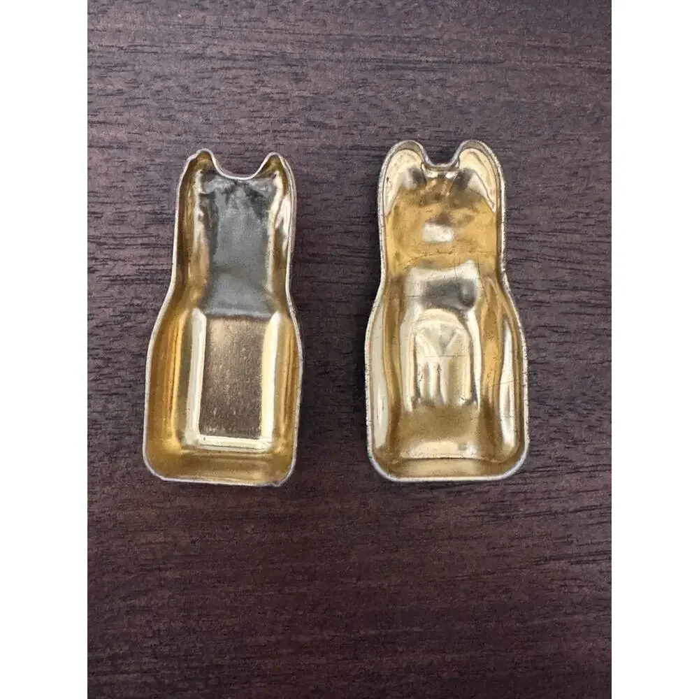 Vintage Hunkydory Design Dana Kubick Cat Tin Trinket Box Tinware Cat Lady 1986